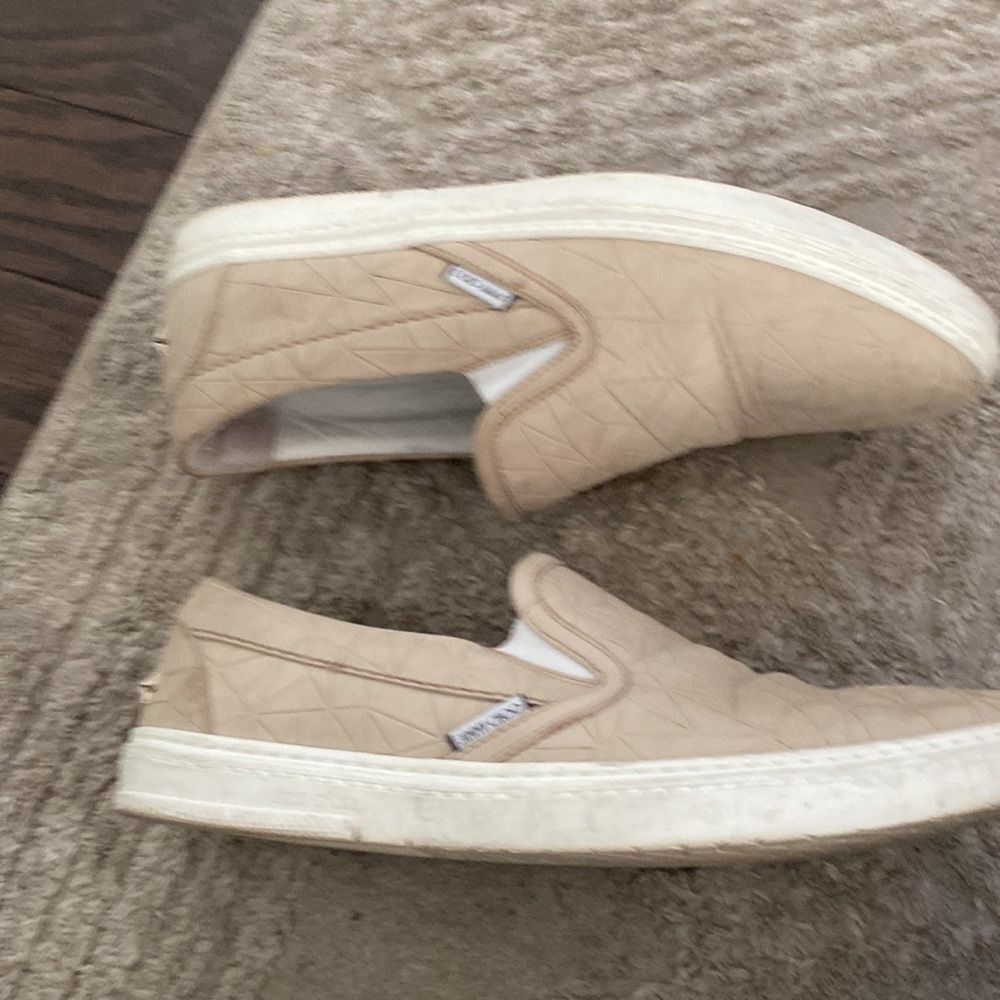Jimmy Choo  cream Grove Men's Crocodile-Embossed Slip-On Sneaker Size 42 .5 - Picture 2 of 5